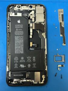 ★ 純正 iPhone XS バックパネル筐体 + カメラ + バッテリー90% ※ ブラック ※ 良品 ★