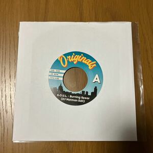 S.O.U.L Burning Spear Pete Rock & CL Smooth Go With The Flow 新品希少7inch