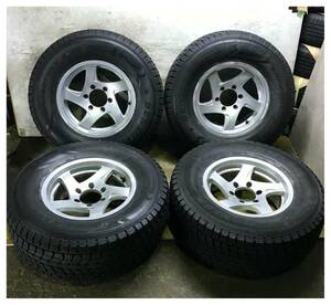 4 DUNLOP GERANDTREK 265/70R16 8分目 PCD 139.7mm ランドクルーザー ランドクルーザープラド等 *6246