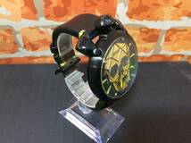 GaGa MILANO MANUALE 48MM BIONIC SKULL 5062.01S(SWISSMADE) 手巻き機械式 日常生活防水 腕時計 箱入り ユーズド_画像3