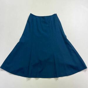 278 美品 HIROKO BIS ヒロコビス HIROKO KOSHINO ヒロココシノ ストレッチ フレア ロングスカート サイズ11 レディース 31205Q