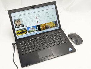 1円～ 新品マウス付き 中古ノートパソコン 高速SSD Windows11 13.3型 SONY VJPG11C12N 第8世代 Core i5 8GB 無線 Bluetooth カメラ Office