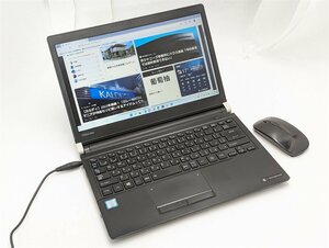 1円～ 新品マウス付き 第6世代Core i7 高速SSD メモリ16GB Windows11 13.3型 ノートパソコン 東芝 R73/A 中古良品 DVDRW Bluetooth Office