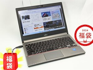 年末大放出 13.3型 中古良品 ノートパソコン 富士通 E736/P 第6世代Celeron 8GB DVDRW Bluetooth カメラ Windows11 Office済 即使用可