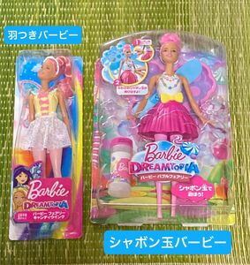 新品　バービー　バブルフェリー　フェアリーキャンディウイング　2体セット　Barbie Dream topia シャボン玉　羽付き