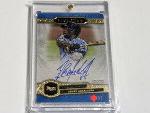 25枚限定 ランディ・アロザレーナ 直筆サイン 直書き状態良好 topps fivestar randy arozarena Autograph