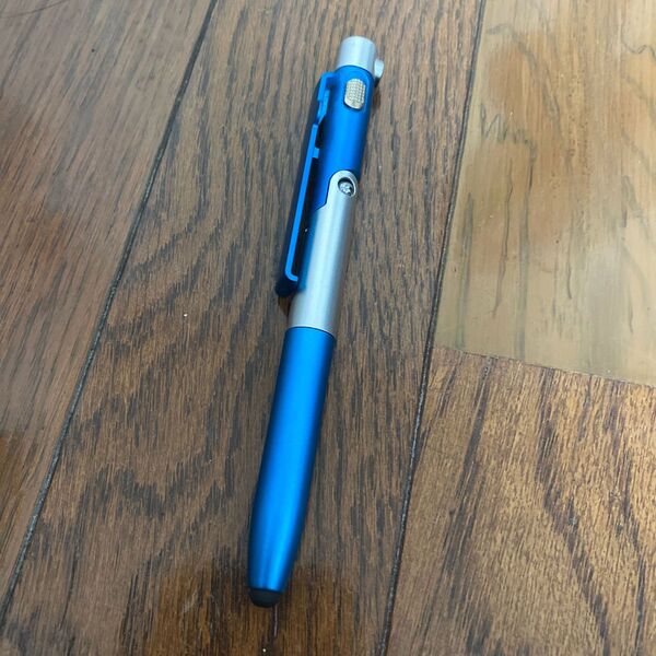 タッチペン ライト付き 青