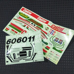 タミヤ 1/10 RC ジャガー XJR-12 DAYTONA WINNER 1991 ステッカーセット カストロール JAGUAR 未使用品