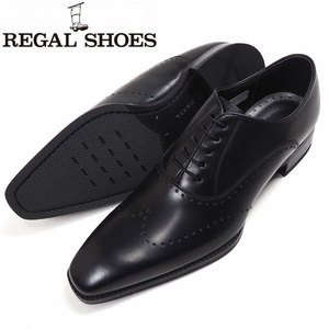 P620 新品 REGAL リーガル 【セミマッケイ式製法】 25EL BD ウィングパーフォレーション ビジネスシューズ 26cm(EE) 紳士靴 店舗限定