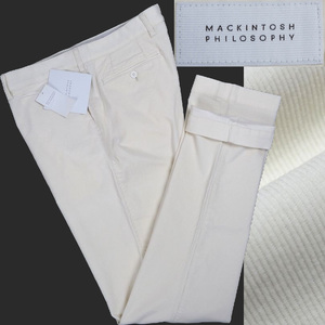 新品 定価1.7万 マッキントッシュフィロソフィー ストレッチ コーデュロイ パンツ 44 テーパード MACKINTOSH PHILOSOPHY