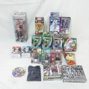 04193 【未使用 + 中古】 仮面ライダーグッズ 17種18点セット オーズ ウィザード 鎧武 カブト ヒビキ ドライブ フォーゼ ゴースト