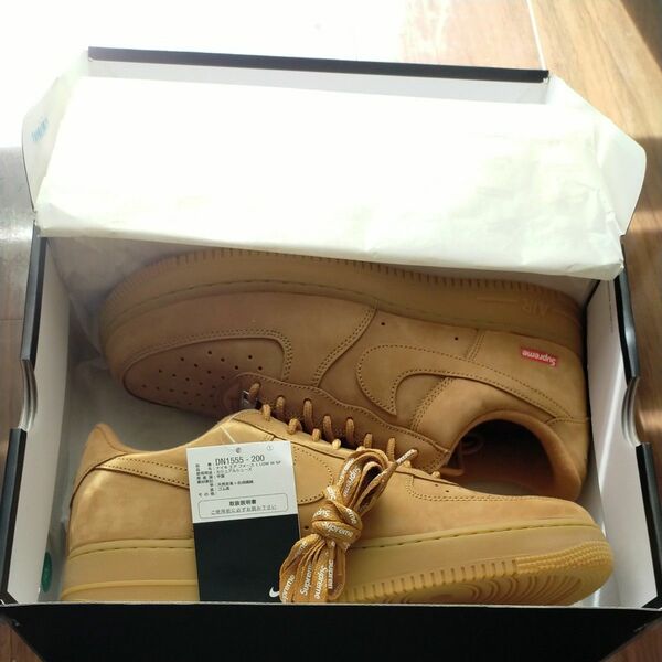 29cm supreme シュプリーム NIKE ナイキ AIR FORCE1 エアフォース1ロー DN1555 200 ウィート