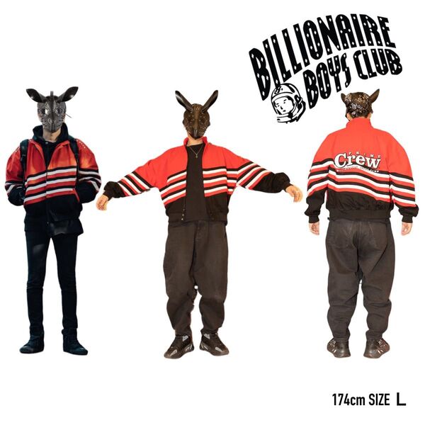 定価¥46,750 BILLIONAIRE BOYS CLUB ビリオネアボーイズクラブ レーシングジャケット Lサイズ