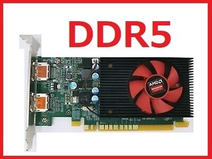 グラフィックカード AMD Radeon R5 430 DDR5 2GB ロープロファイル Displayport PCI Express x8 グラフィック グラボ 安い 1161A t-