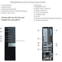 デスクトップパソコン 中古パソコン DELL モニタ セット 第8世代 Core i7 メモリ32GB 新品SSD512GB 5060SF Windows10 Windows11 1446s_画像2