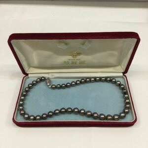 宝【同梱可】アクセサリー　パールネックレス ネックレス SILVER刻印 天然真珠　重量約52g 長さ約21cm