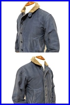 即決! Buzz Rickson's バズリクソンズ BR11135 N-1デッキジャケット メンズ36 NAVY DEPARTMENT_画像5