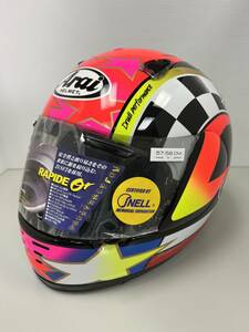 デッドストック新品未使用超美品！　K・シュワンツ／KEVIN Schwantz／レプリカヘルメット／Arai／RAPIDE-OR／サイズ M