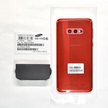 【ヨーロッパ限定色】新品同様 Galaxy S10e SM-G970 カーディナル レッド 128GB SIMフリー Cardinal Red 日本語対応 コンパクト 早い者勝ち_画像2