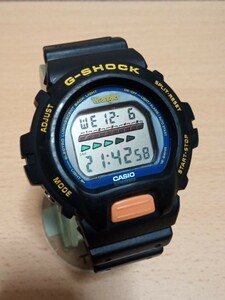 希少 CASIO G-SHOCK FOXFIRE DW-6600 Wrangler モデル カシオ デジタル腕時計 ジーショック ラングラー コラボ 稼働品