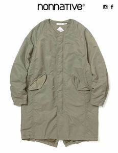 nonnative TROOPER COAT NYLON TWILL WITH GORE-TEX INFINIUM OLIVE