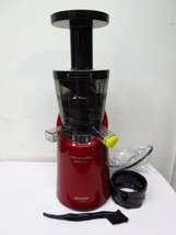 t3128　未使用保管品　シャープ　ヘルシオ　ジューサー　ジュースプレッソ　EJ-CF10A-R　レッド　JUICE PRESSO　HEALSIO SHARP_画像1