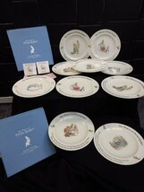 y3154 未使用保管品THE WORLD OF PETER RABBIT パーティー皿10枚セット　ピーターラビット　食器　プレート_画像1