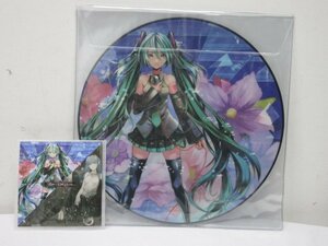 y2893　レア　非売品 初音ミク デジ×リア キャンペーン ジョージア当選品 Bitter Little Sweetie ピクチャーレコード CD　アナログ LP