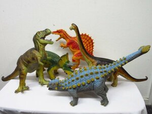 m1883 恐竜フィギュア/FAVORITE COLLECTION/全5/ティラノサウルス/スピノサウルス/ブラキオサウルス/アンキロサウルス/トリケラトプス 現状