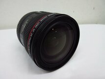 y2946 Canon ZOOM LENS EF 24-70mm 1:4 L IS USM 一眼 オートフォーカス カメラ レンズ キャノン　光学機器 現状品_画像1