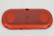 良品 SONY VITA PlayStation Vita 本体のみ PCH-2000 メタリックレッド 動作確認済 初期化済 中古_画像2