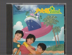 即決 廃盤CD 少女隊Island 少女隊 アイランド 32LD-44 安原麗子 藍田美豊 市川三恵子