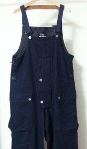 Nigel Cabourn ナイジェルケーボン LYBRO NAVAL DUNGAREE オーバーオール 32 紺