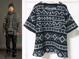 19AW Engineered Garments エンジニアードガーメンツ U Neck Popover Fair Isle Sweater Knit プルオーバー ニット セーター M