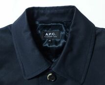 APC A.P.C. アーペーセー ステンカラー コート XS 紺_画像5