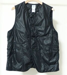 POST O'ALLS OVERALLS ポスト オーバーオールズ ROYAL TRAVELER NYLON TAFFETTA 中綿 ナイロンタフタ ロイヤルトラベラー ベスト S 黒