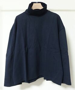 Acne Studios Acne s Today oz oversize ta-toru neck cut and sewn S navy blue 