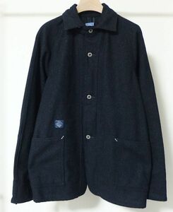 POST O'ALLS OVERALLS ポスト オーバーオールズ SB40-R wool ウール カバーオール ジャケット S アメリカ製