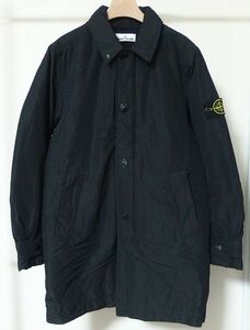 STONE ISLAND ストーンアイランド MICRO REPS WITH PRIMALOFT INSULATION TECHNOLOGY プリマロフト 中綿 ワッペン ステンカラー コート M