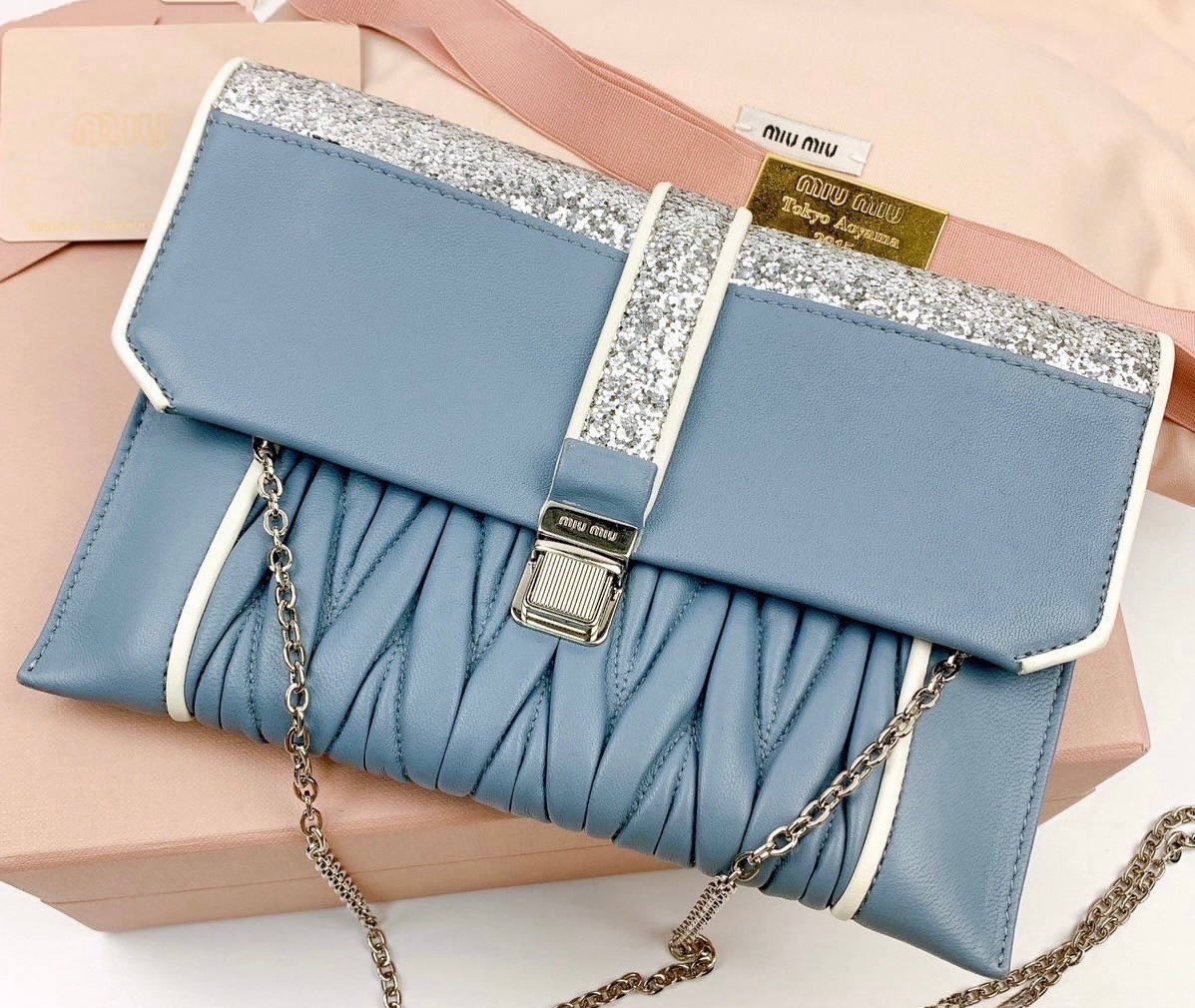 Yahoo!オークション -「miumiu バッグ 新品」(かばん、バッグ) (ミュウ