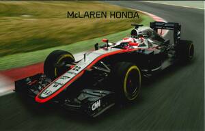 2015マクラーレン・ホンダ●McLAREN HONDA MP4-30●プロモカード