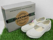 【未使用】 レディース SKECHERS OUR PLANET MATTERS BE-COOL-ENDLESS FUN メリージェーンスニーカー ナチュラル 23.5cm 【0968】_画像1