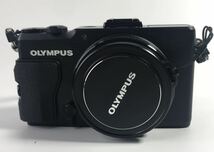 1000円〜■★通電確認のみ★ OLYMPUS STYLUS XZ-2 コンパクトデジタルカメラ ブラック 充電器 他付属品付き ★2319827-149★p3546_画像2