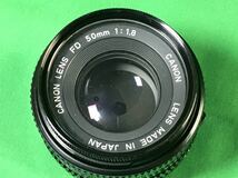 1,000円売切■ 動作未確認 Canon AV-1 FT LENZ 1:4.5 200mm 1:3.5 135mm 1:1.8 50mm ケース付き おまとめ okoy-2287870★N983_画像8