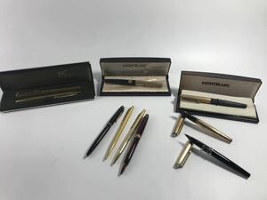 1000円〜●★一部筆記未確認★ 万年筆 ボールペン MONT BLANC マイスターシュティック ペン先 585 NO.28 82 まとめ ★2277215-295★op3089