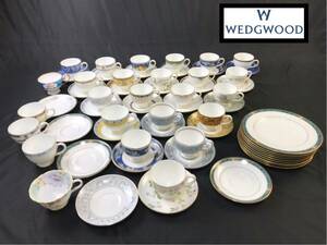 1000円~■★WEDGWOOD★ウェッジウッド Noritake カップ＆ソーサー プレート PERSIA ターコイズ まとめ★okoy2342906-335★t8357