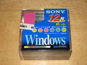 SONY 3.5型フロッピーディスク 2HD 【 12MF2HDQDVX 】 12枚入り 送¥520～