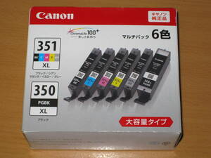 Canon 純正品 BCI-351XL+350XL/6MP 6色マルチパック 大容量タイプ 取付期限:2024年01月 送¥185～(条件あり)