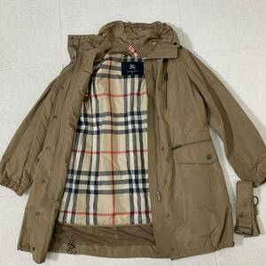 【極美品】BURBERRY LONDON 中綿キルティング ライナー付き コート ジャケット バーバリーロンドン モカ 40サイズ