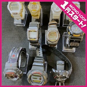 【6SSシャ12003E】★1円スタート★腕時計★デジタル時計★G-SHOCK★Baby-G★CASIO★まとめ★ジャンク品★中古品★動作未確認★10点セット★